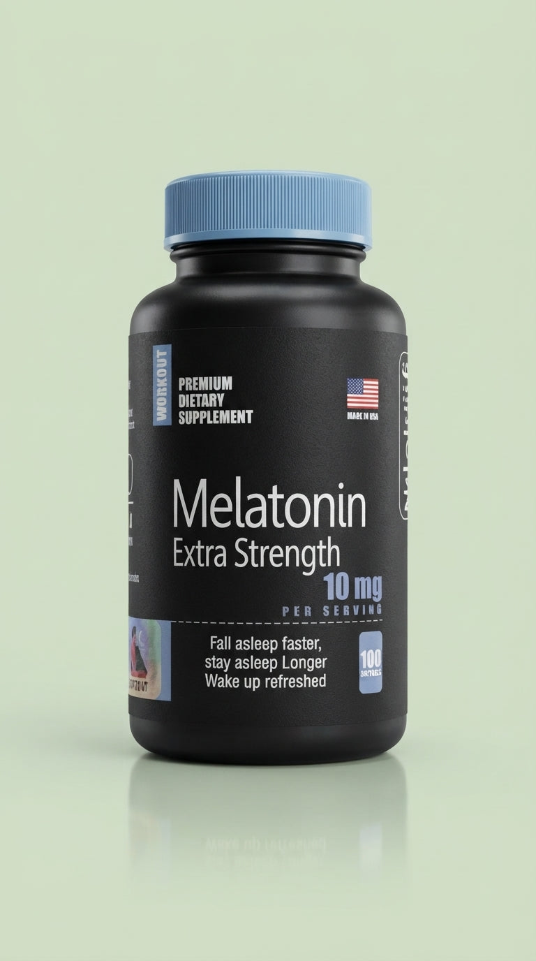 Melatonina Extra Fuerte 10mg 100capsulas blandas Importada