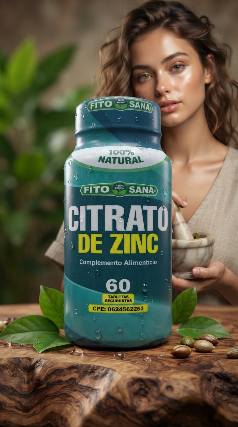 Citrato De Zinc 60 Tabletas Fito Sana