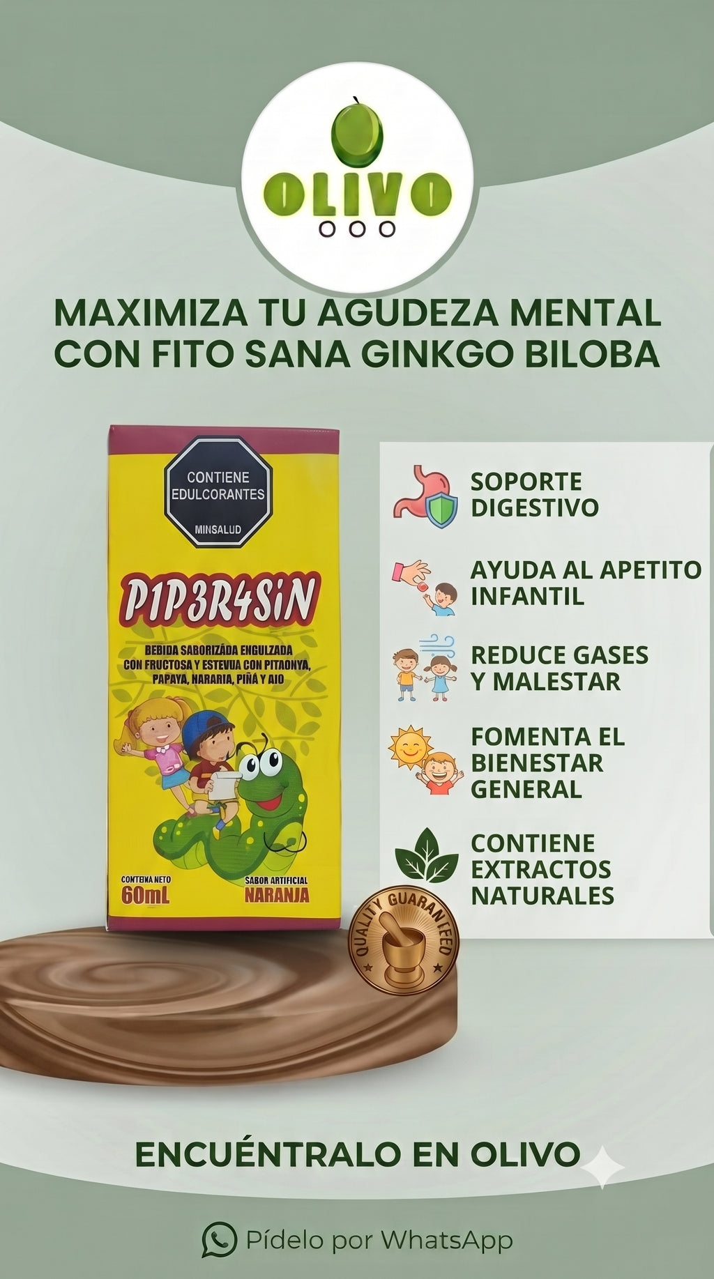 Piperasin ( Desparasitante niños )
