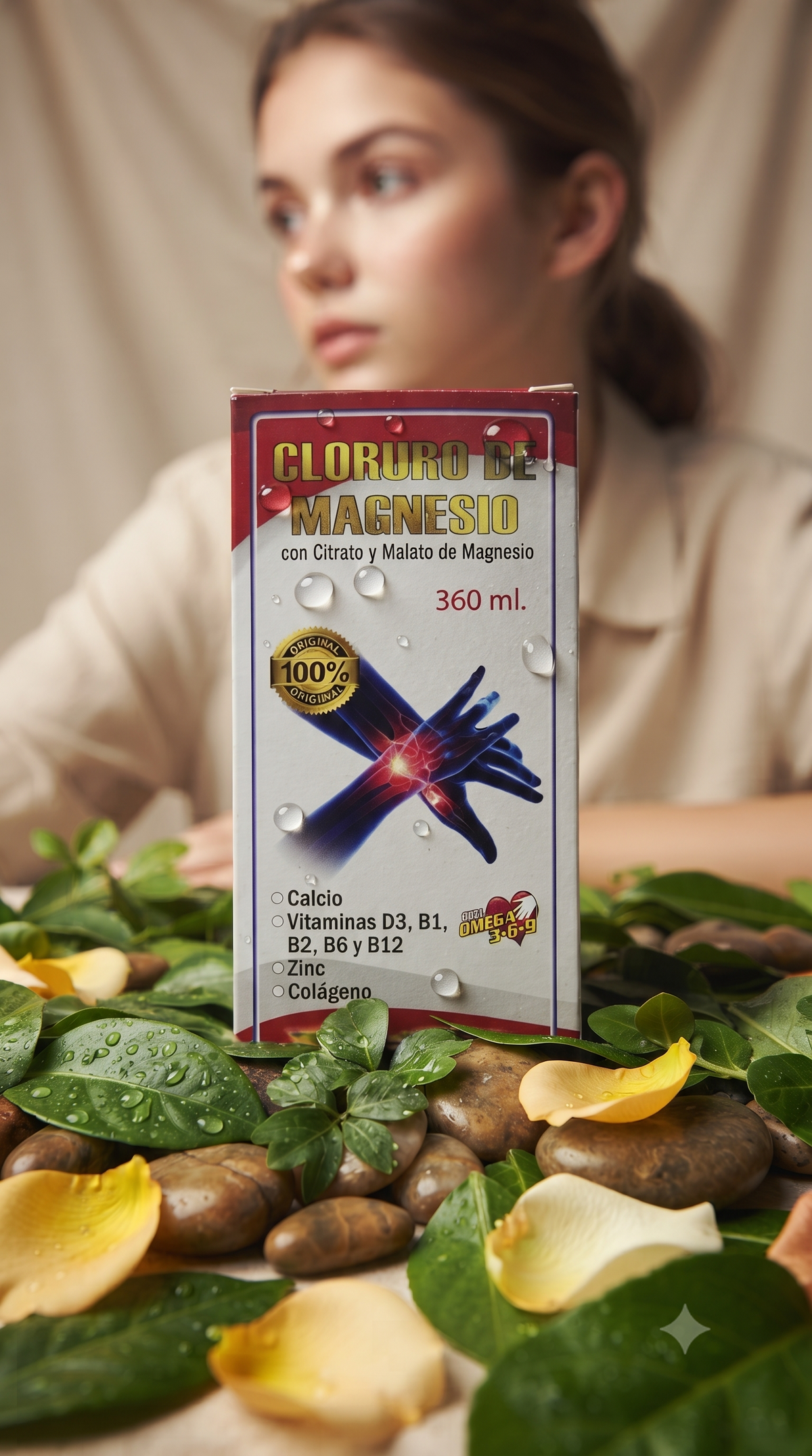 Cloruro De Magnesio Jarabe 350ml Importado