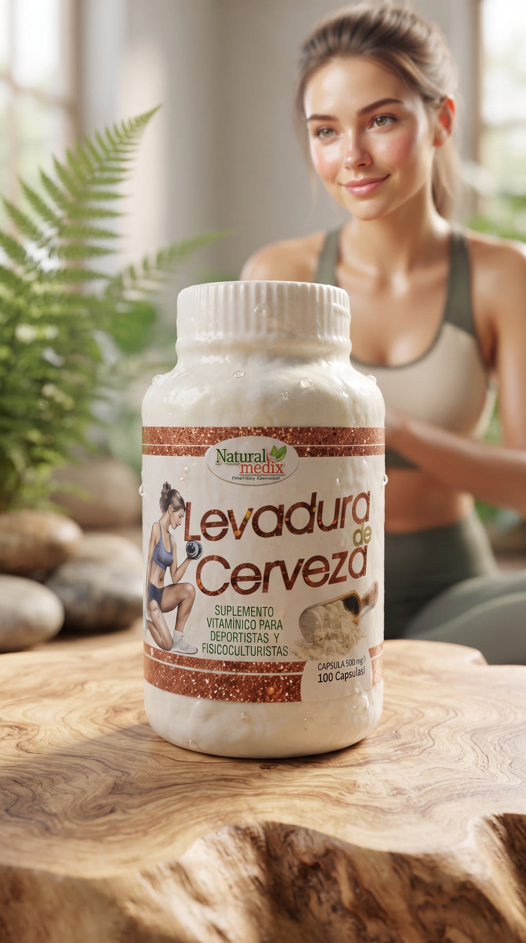 Levadura De Cerveza 100 Capsulas Natural Medix