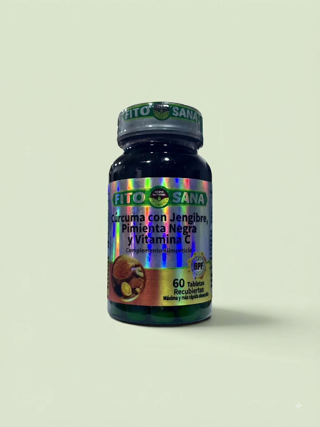 Curcuma+Gengibre+Pimienta Negra y Vitamina C