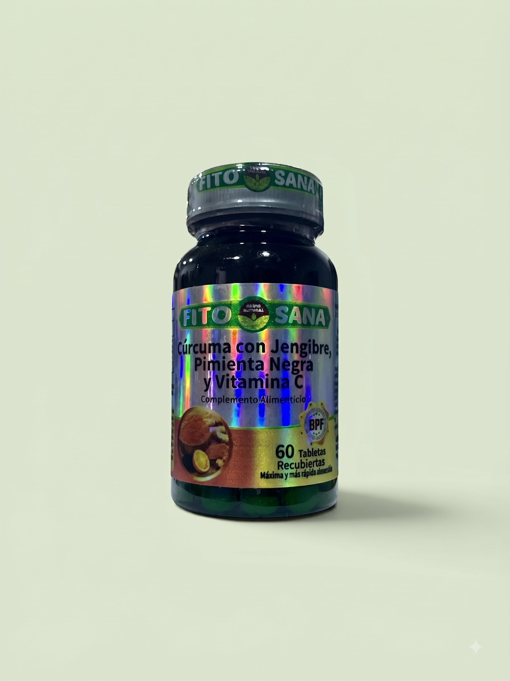 Curcuma+Gengibre+Pimienta Negra y Vitamina C