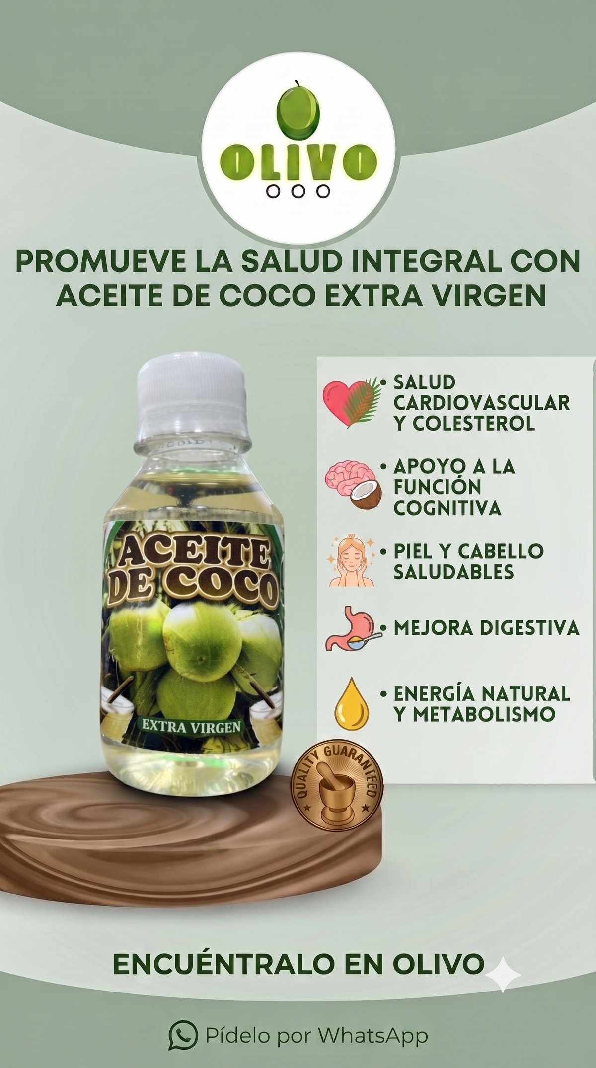Aceite De Coco Cosmetico