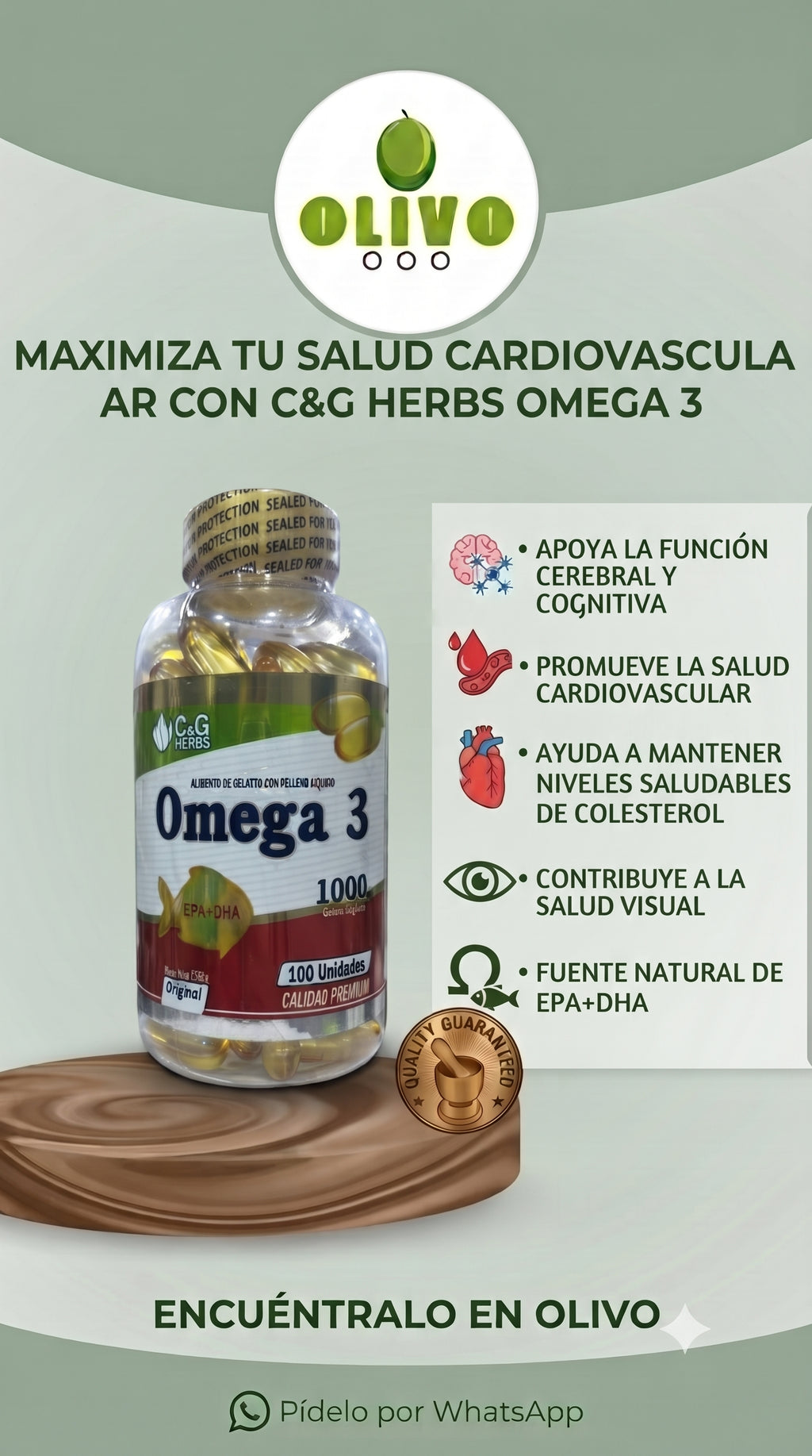 Omega 3 100 Unidades