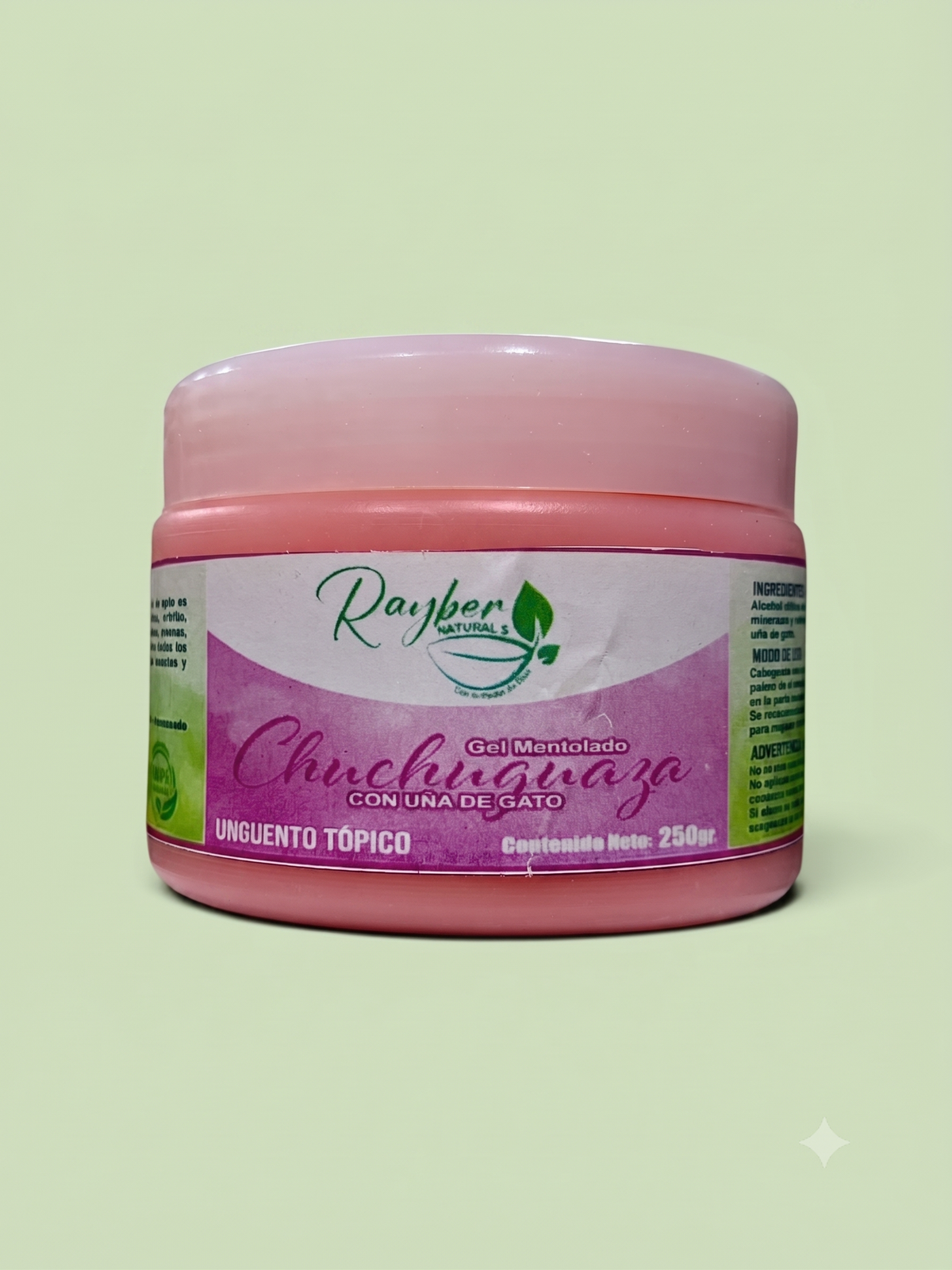 Chuchuaza+ Uña de Gato Gel Kolape Refrescante 250g