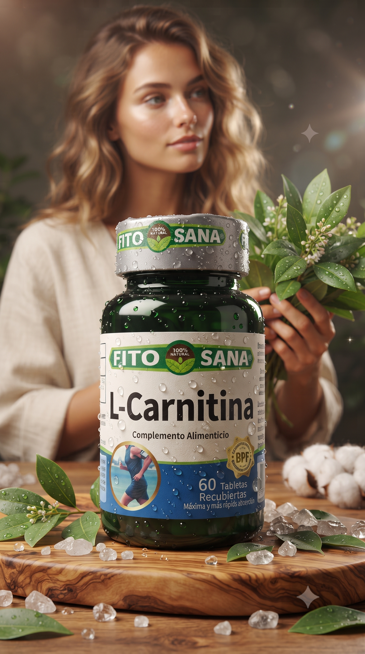 L - Carnitina 120 Tabletas Fito Sana Nacional