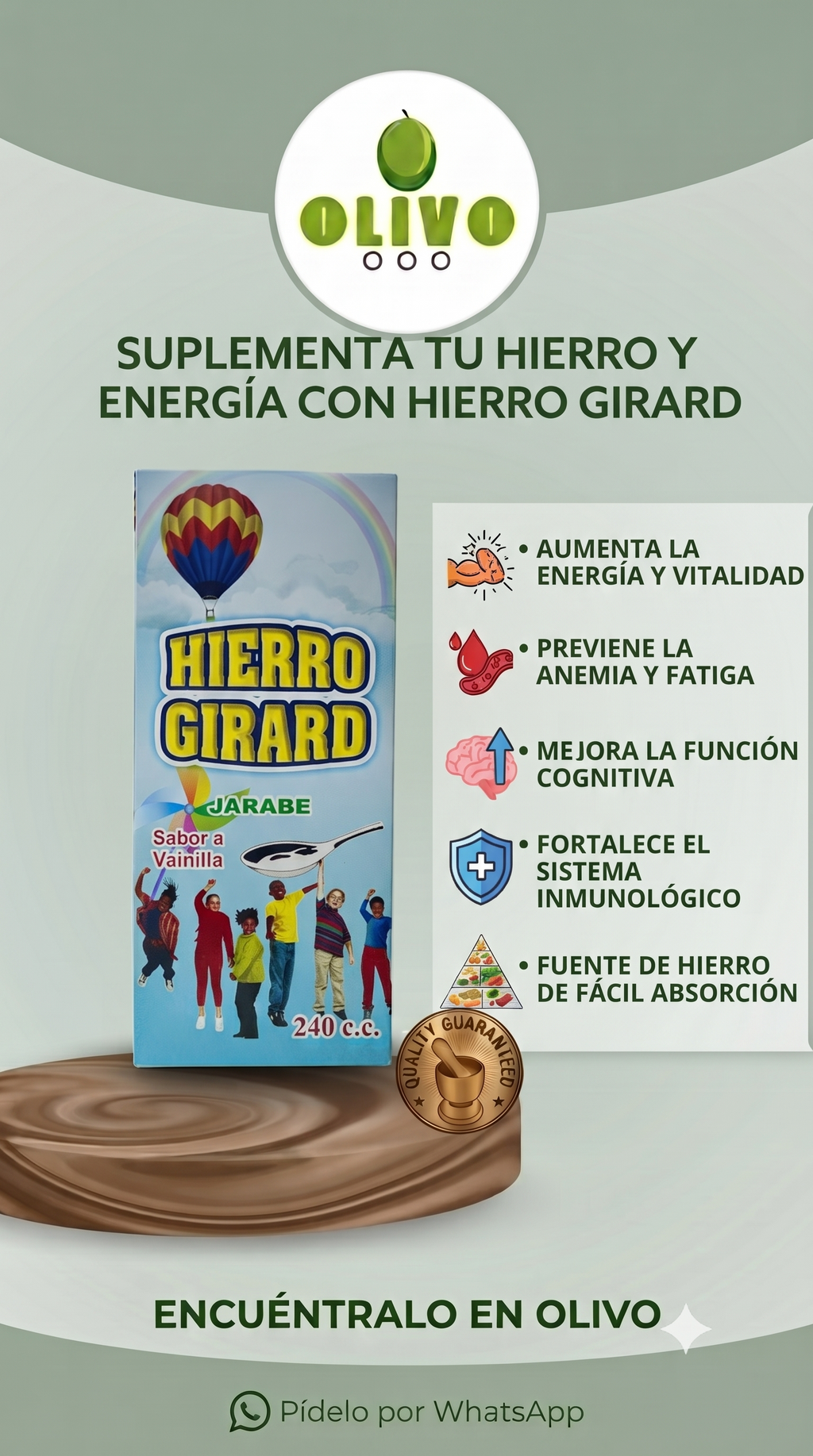 Hierrro Girad 240 Ml