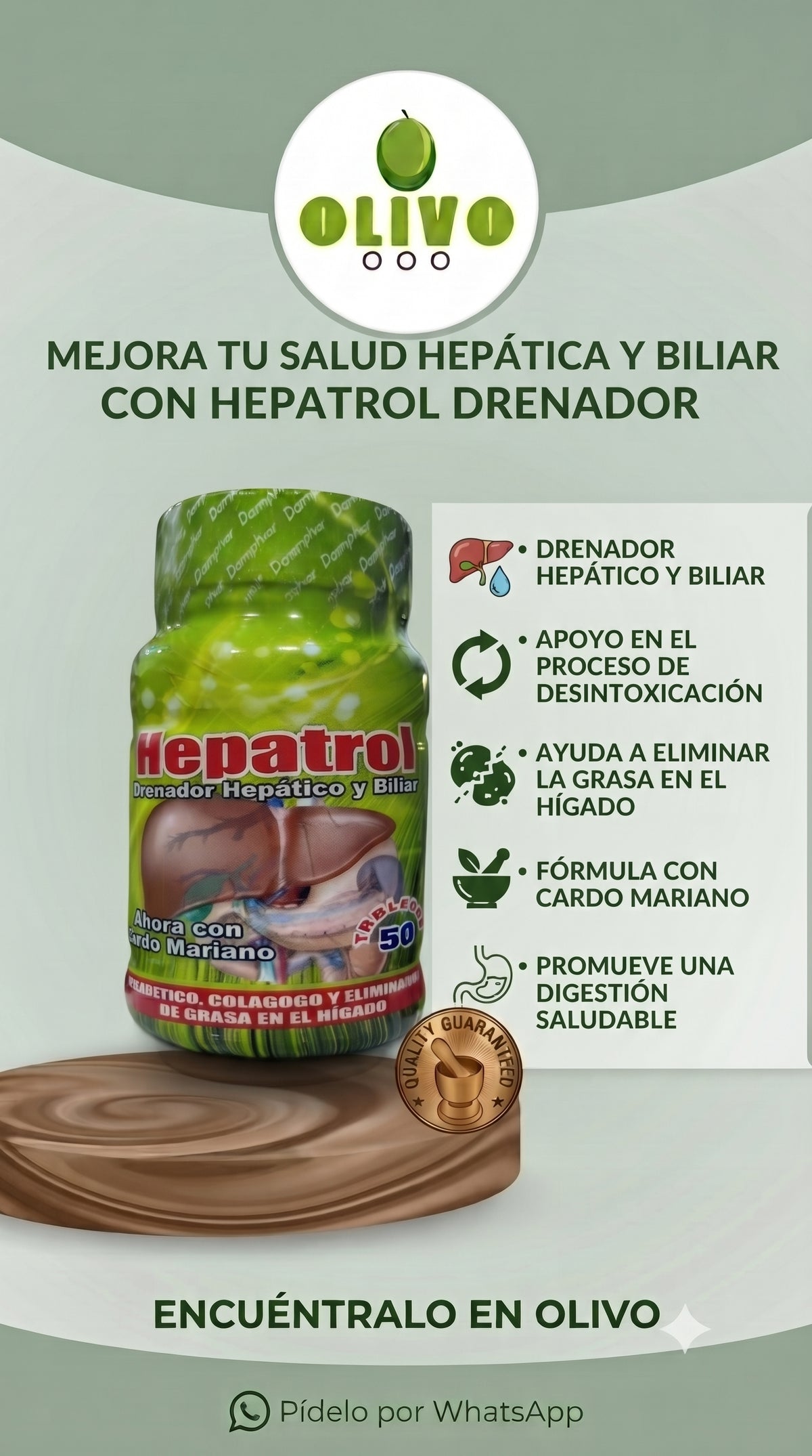 Hepatrol 50 Tabletas