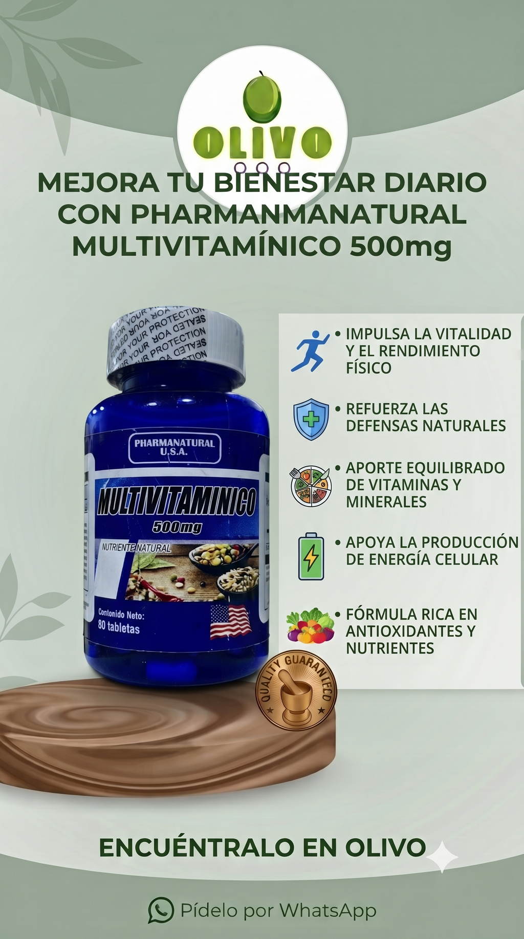 Multivitaminico 60 Capsulas PharmaNatural