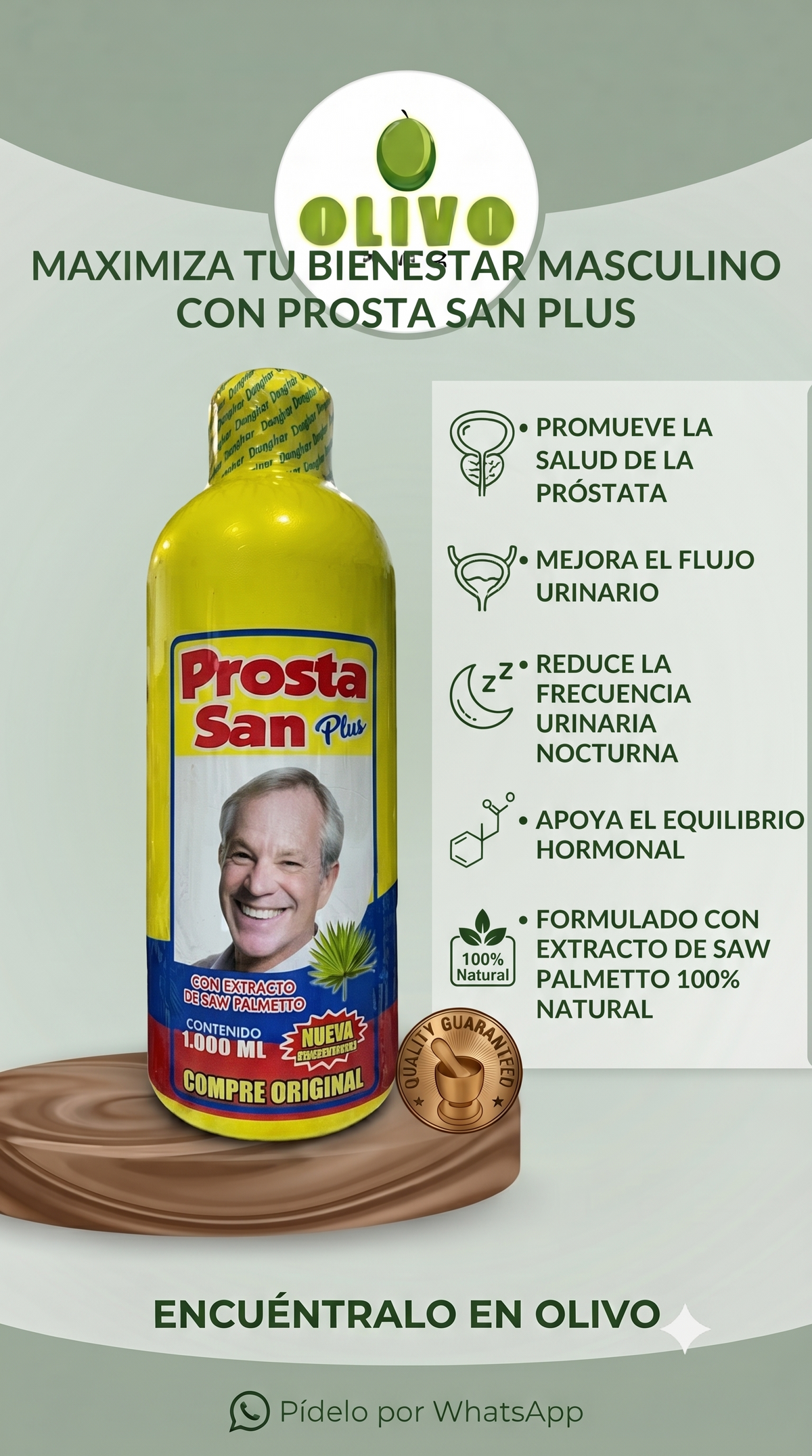 Prostasan Plus Jarabe 1000 Ml