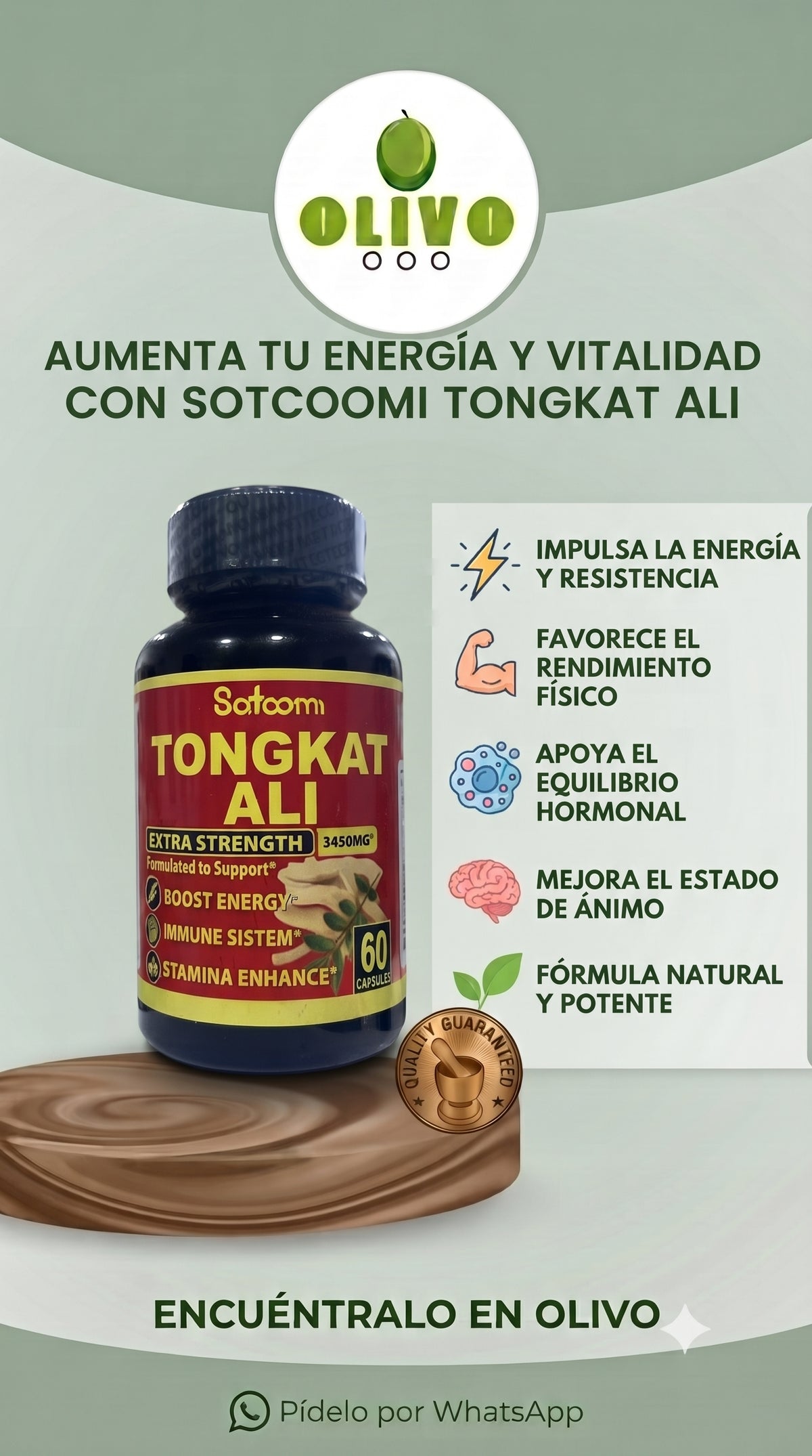TONGKAT-ALI Satoomi Importado
