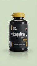 Vitamina E 1000 IU + Selenio 100 capsulas blandas Importada