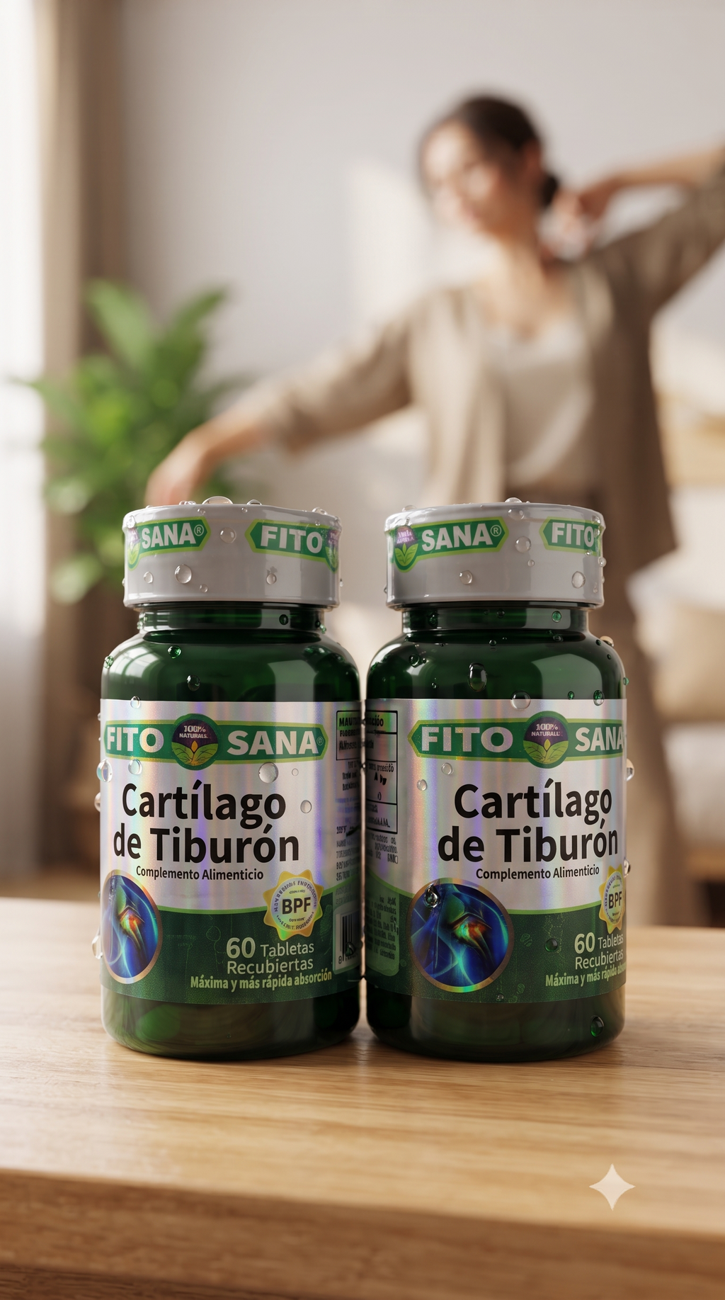 Cartílago De Tiburón 120 Tabletas Pack Fito Sana Nacional
