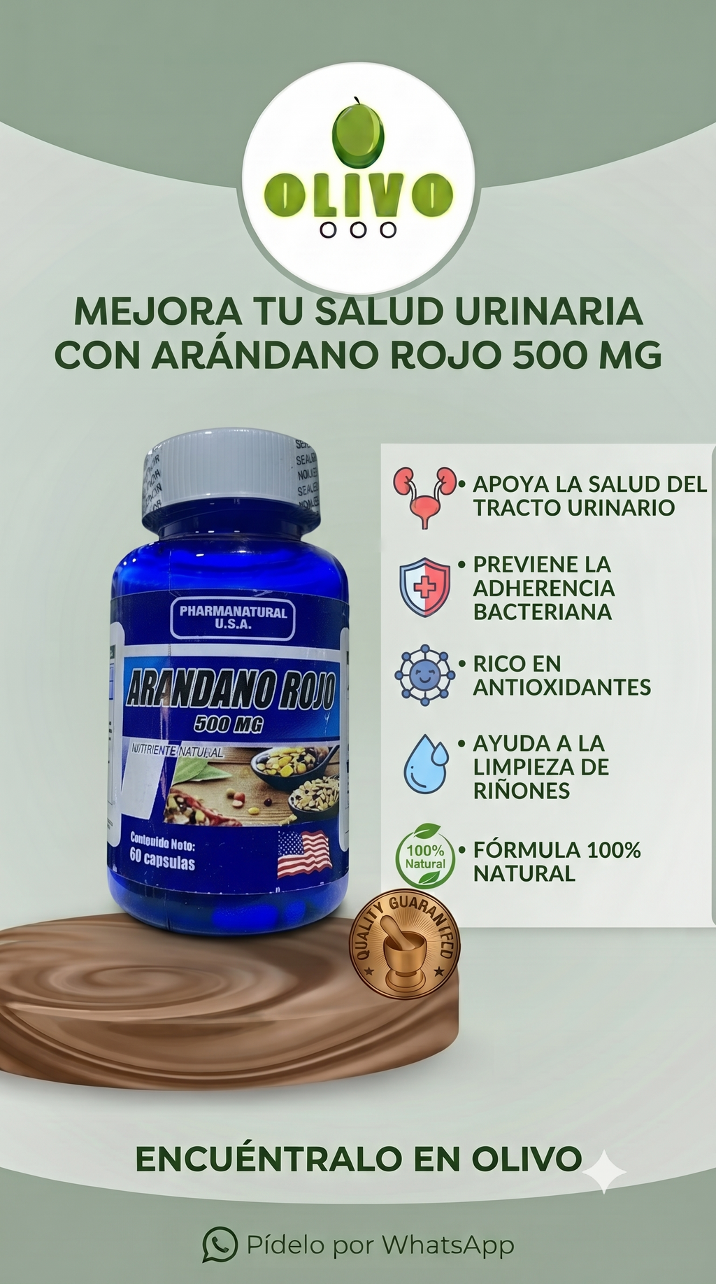 Arándano Rojo PharmaNatural