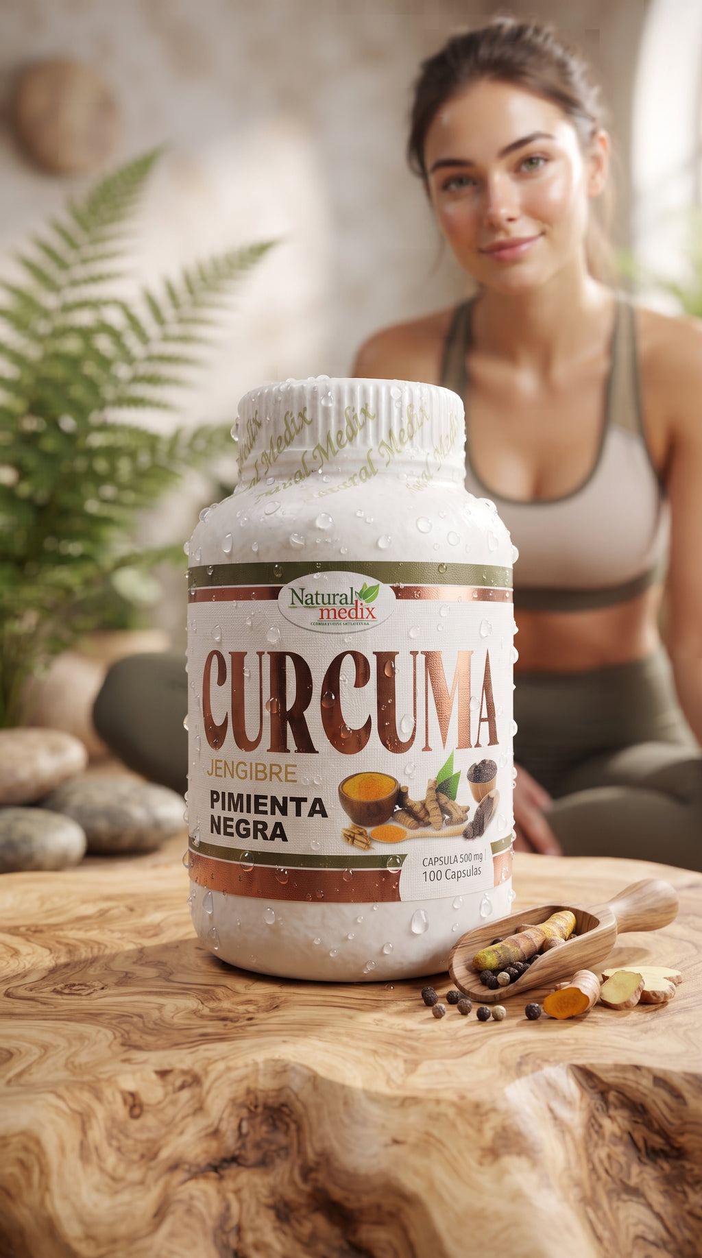 Curcuma 100 capsulas Natural Medix