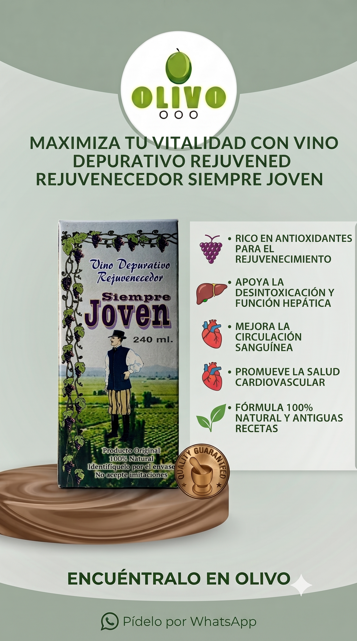 Siempre Joven 240 ML