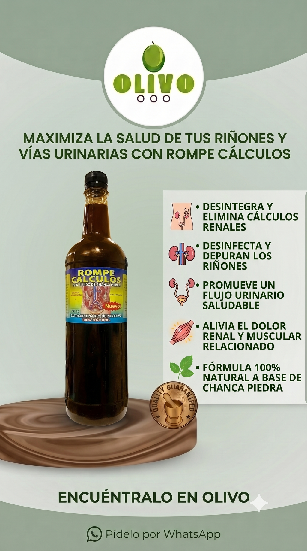 Depurativo Rompe Cálculos 1000ML