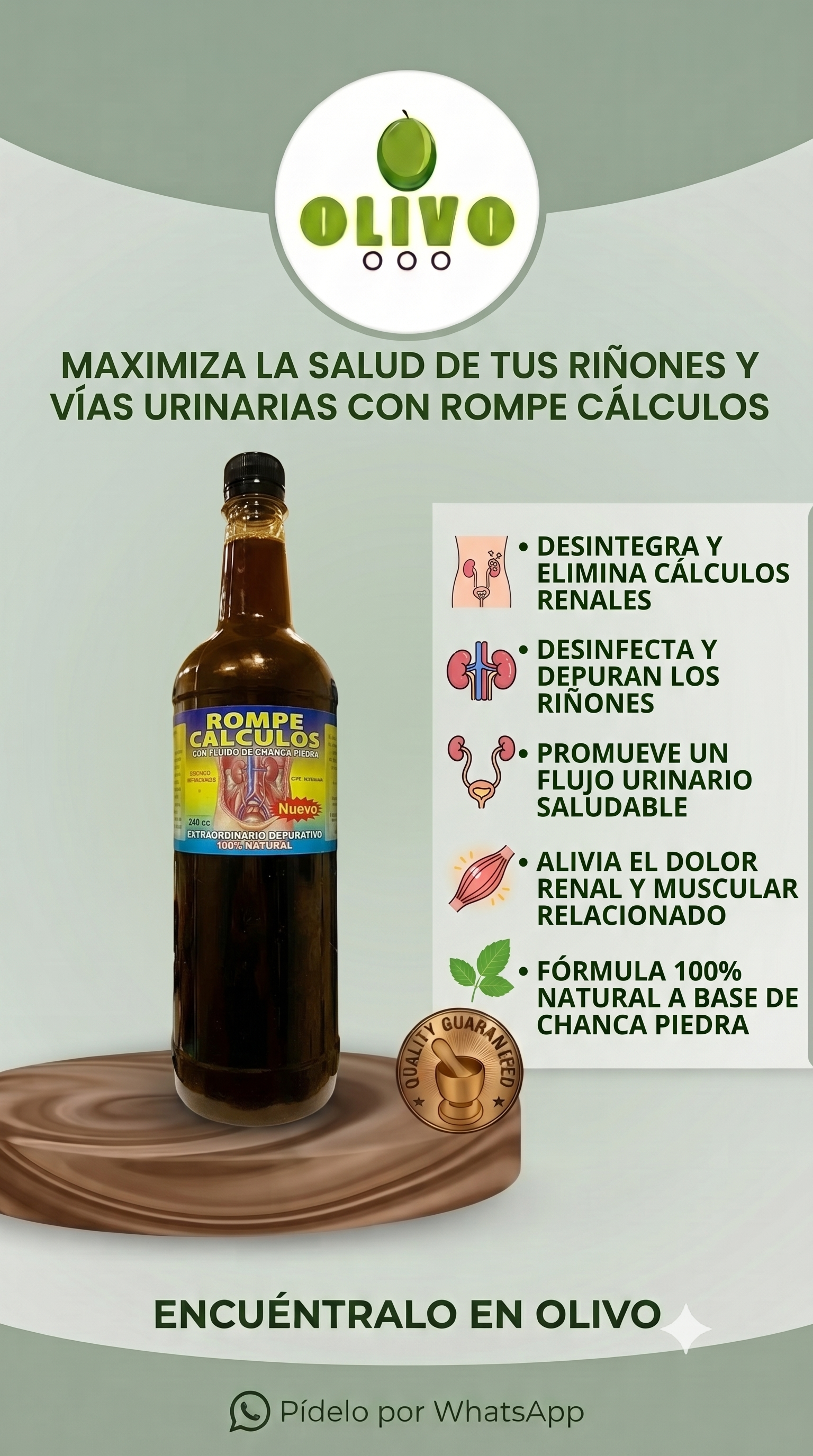 Depurativo Rompe Cálculos 1000ML