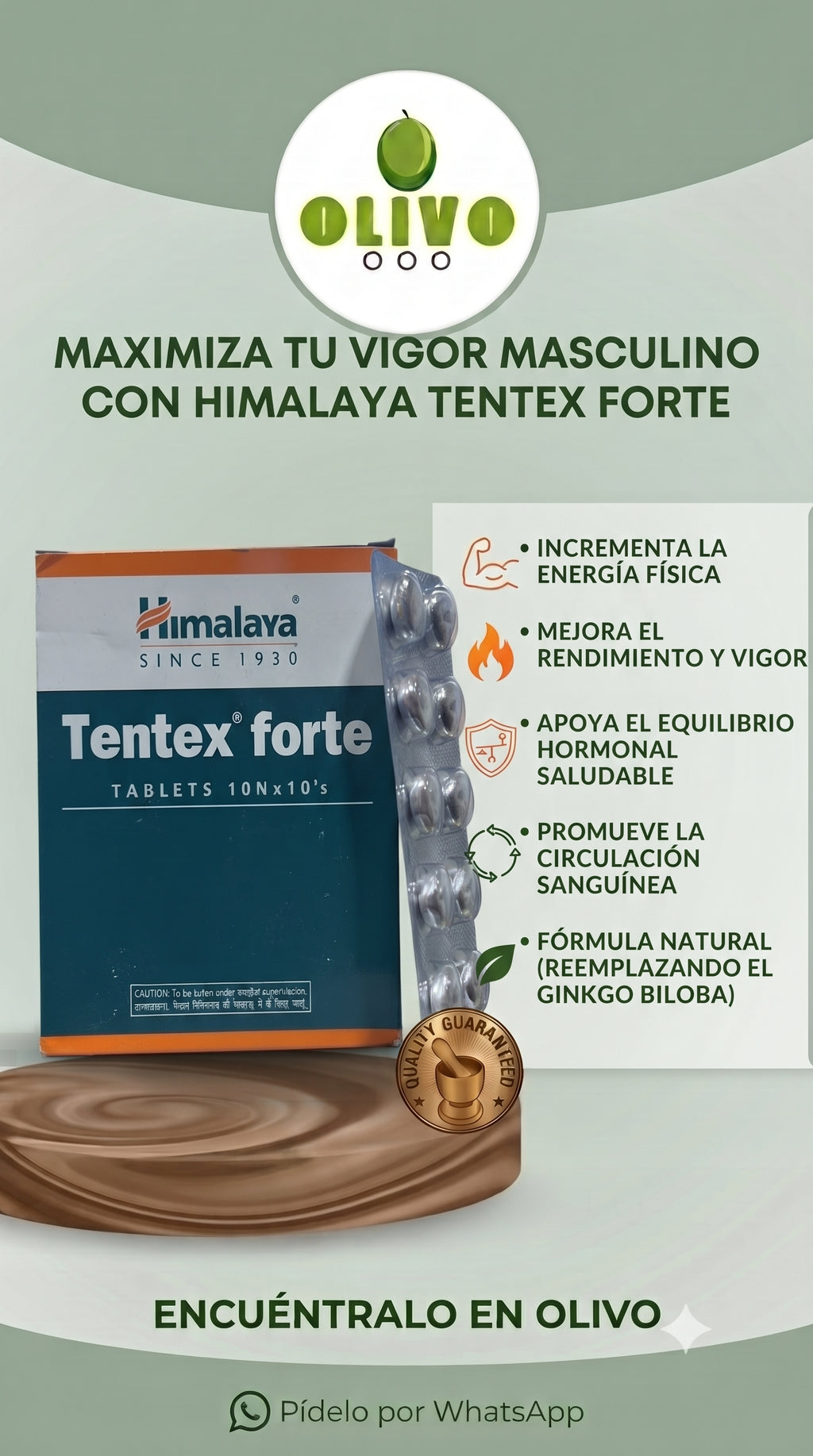 Tentex Forte ( Testoterona ) Himalaya