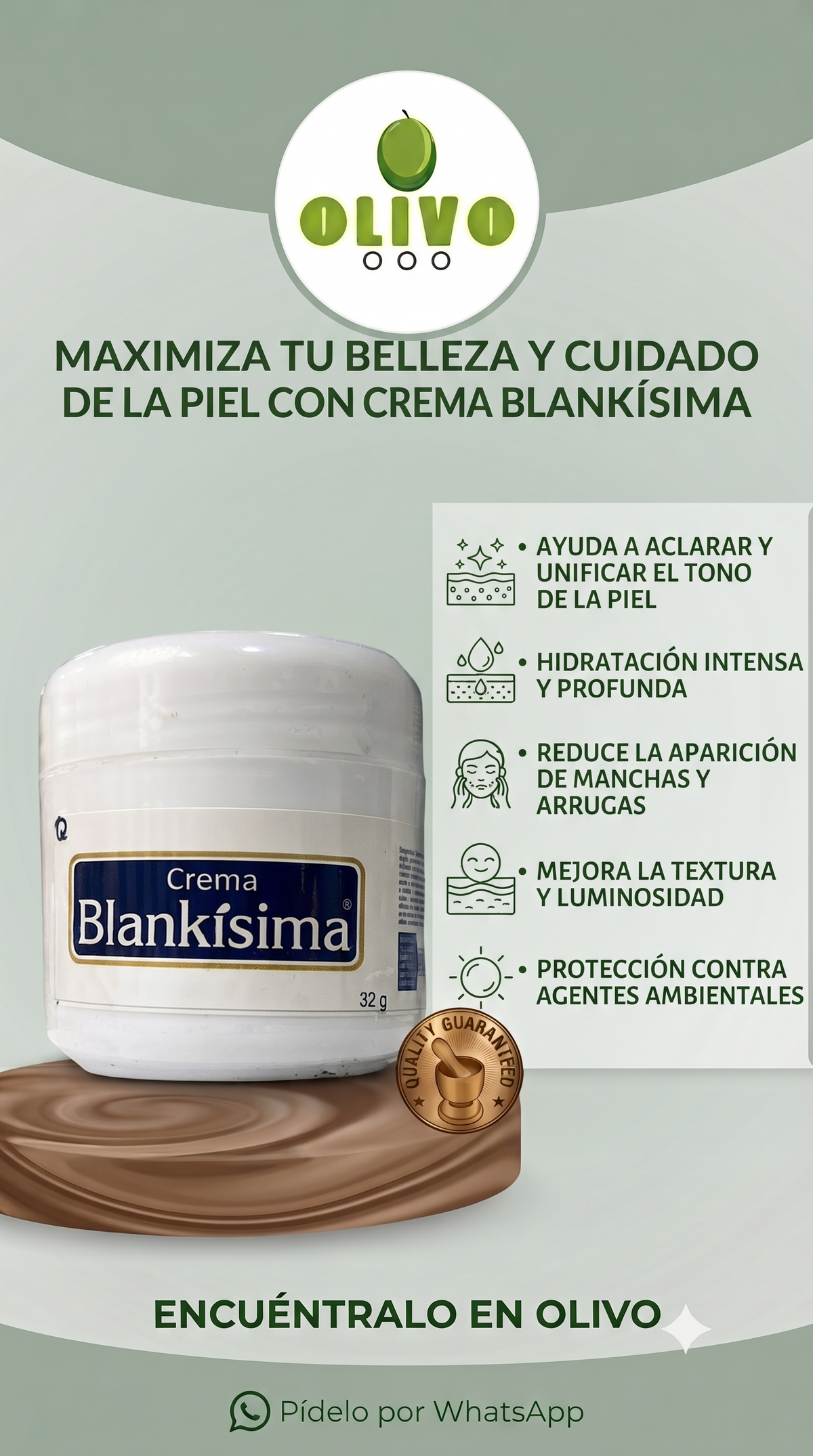Blankisima Crema 32g Importado
