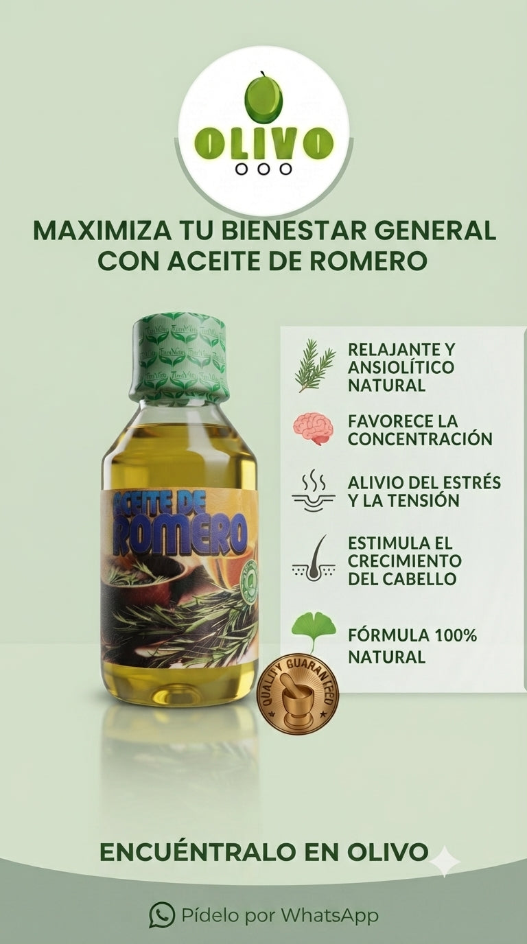 Aceite de Romero Artesanal 60ml