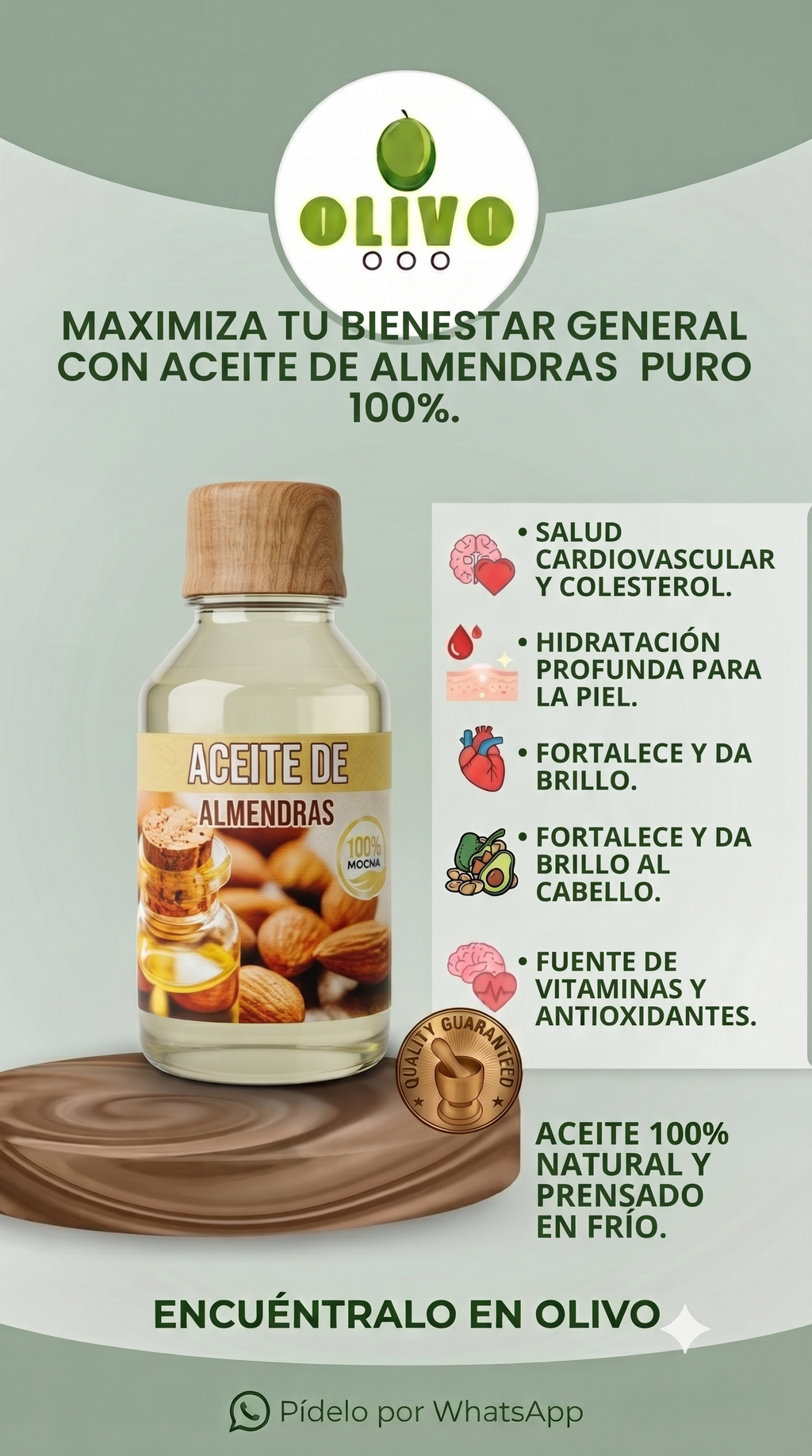 Aceite De Almendras Cosmetico