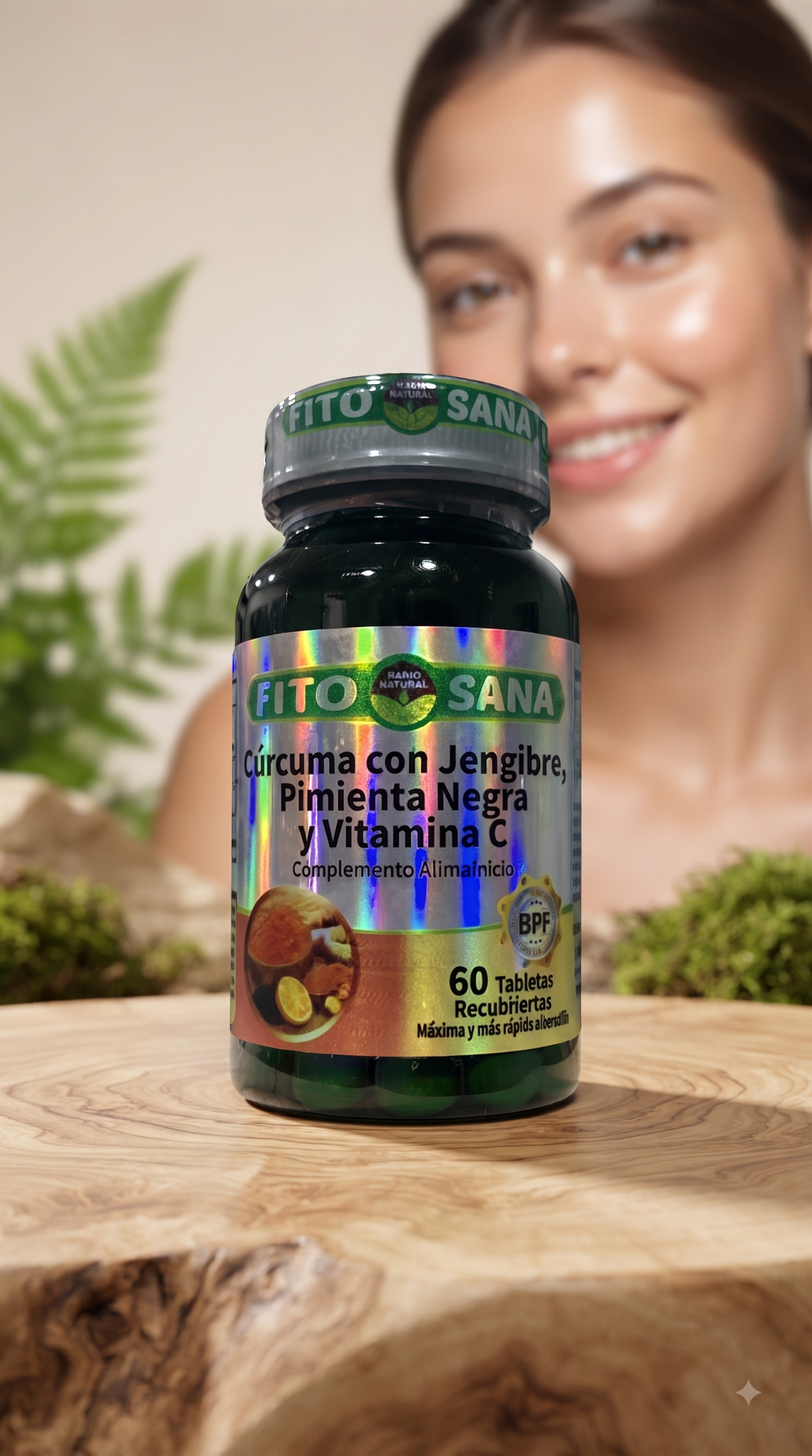 Curcuma+Gengibre+Pimienta Negra y Vitamina C