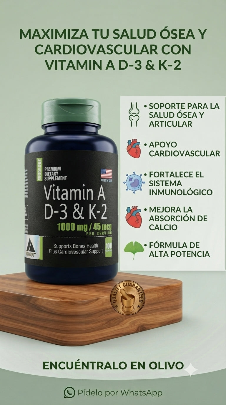 Vitamina A, D 3 & K - 2 IMPORTADO