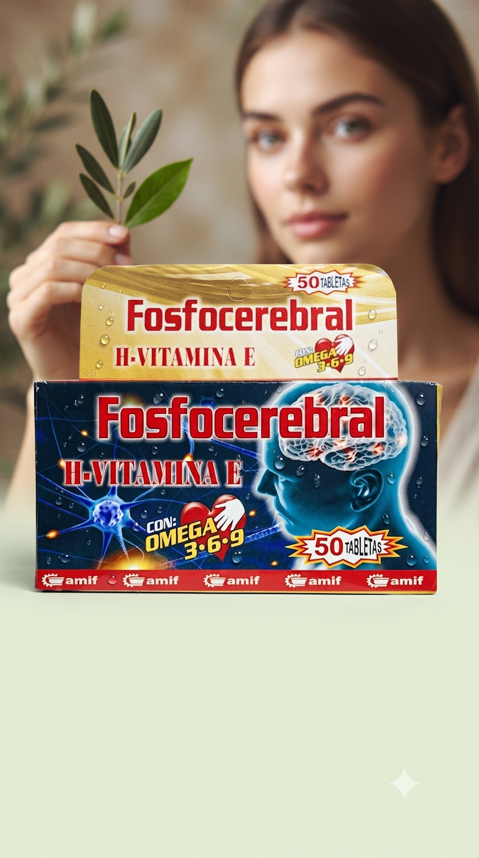Fosfocerebral H-vitamina E 50tab