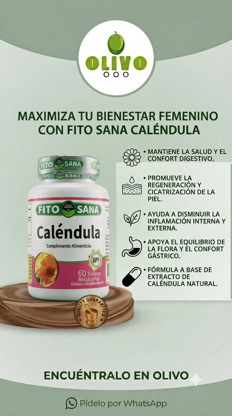 Calendula 60 Tabletas Fito Sana Nacional