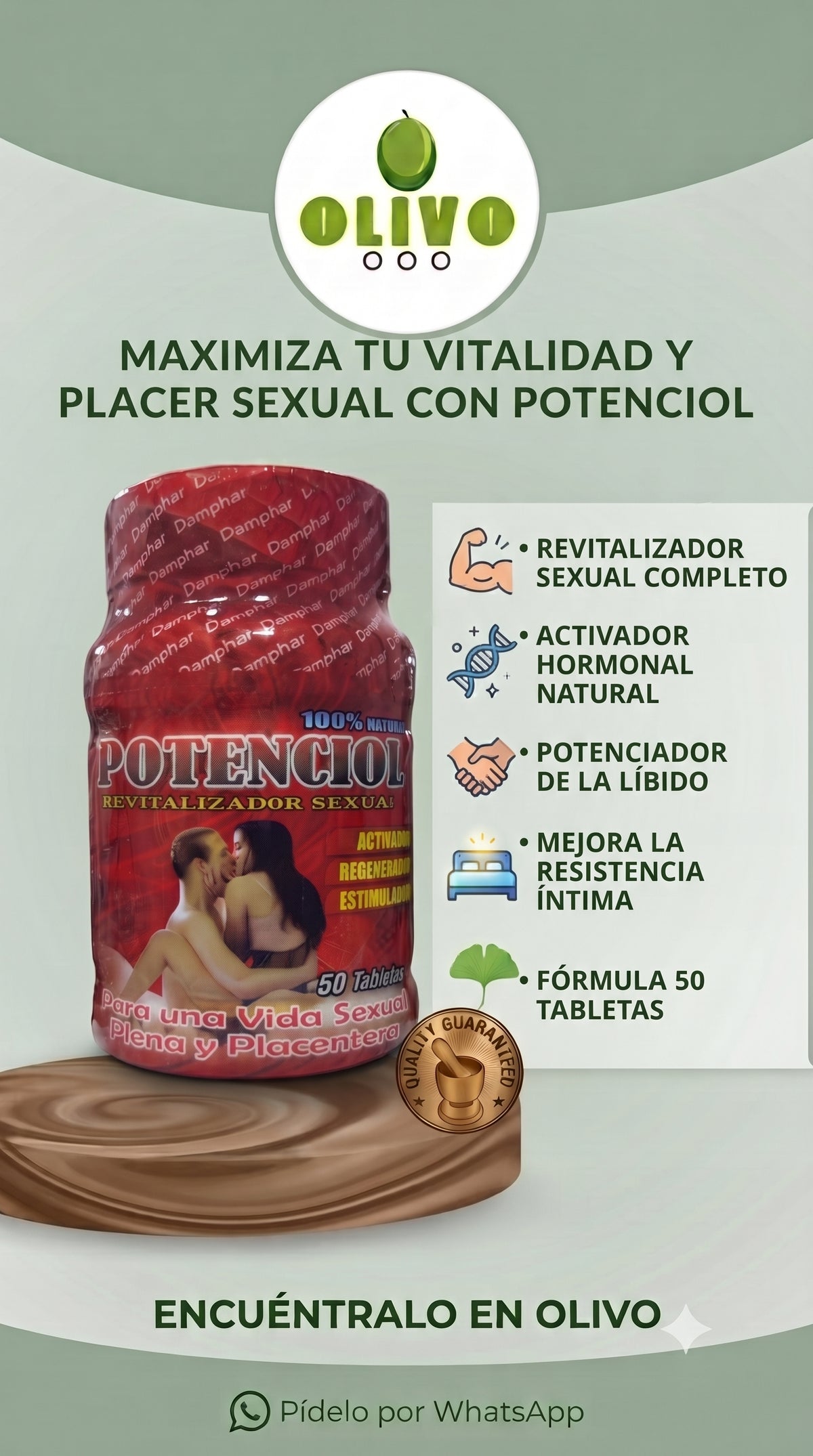 Potenciol 50 Tabletas