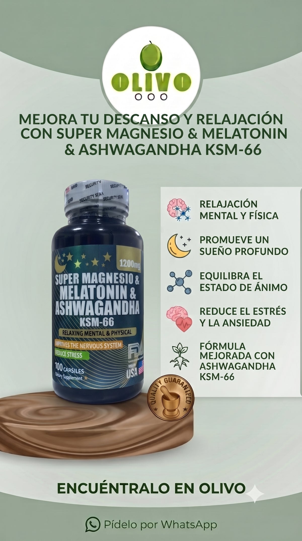 Super Magnesio & Melatonin Ashwagandha
