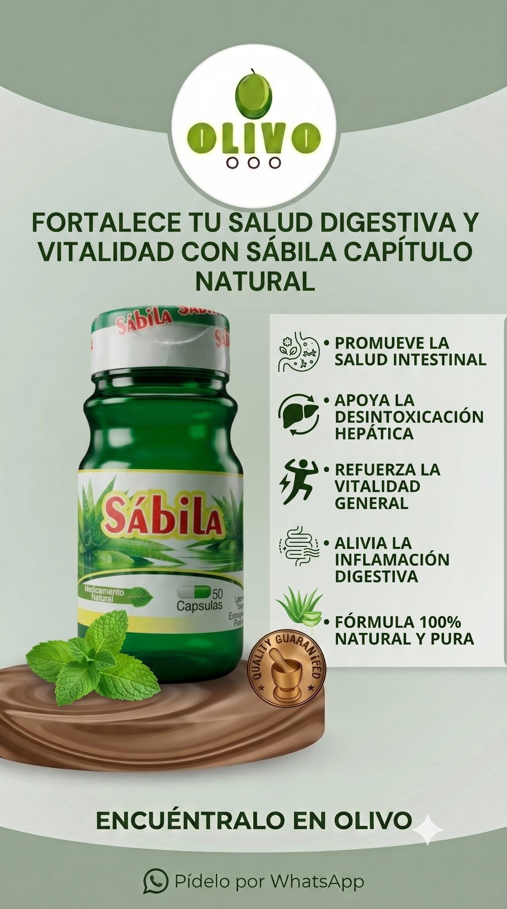 Sabila 50 Capsulas