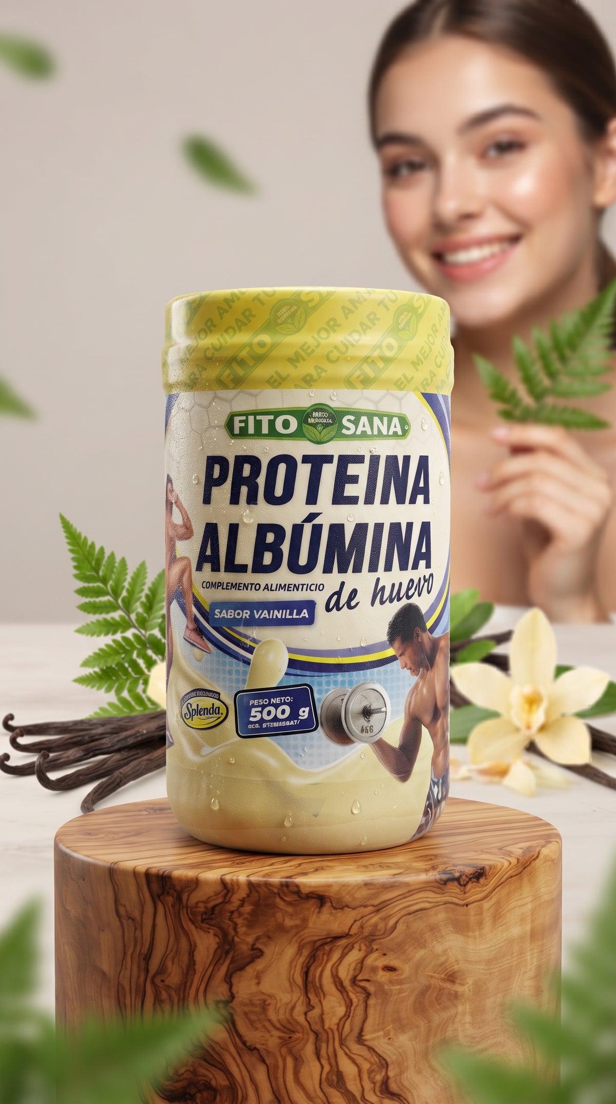 Proteina Albumina De Huevo 500 g Fito Sana