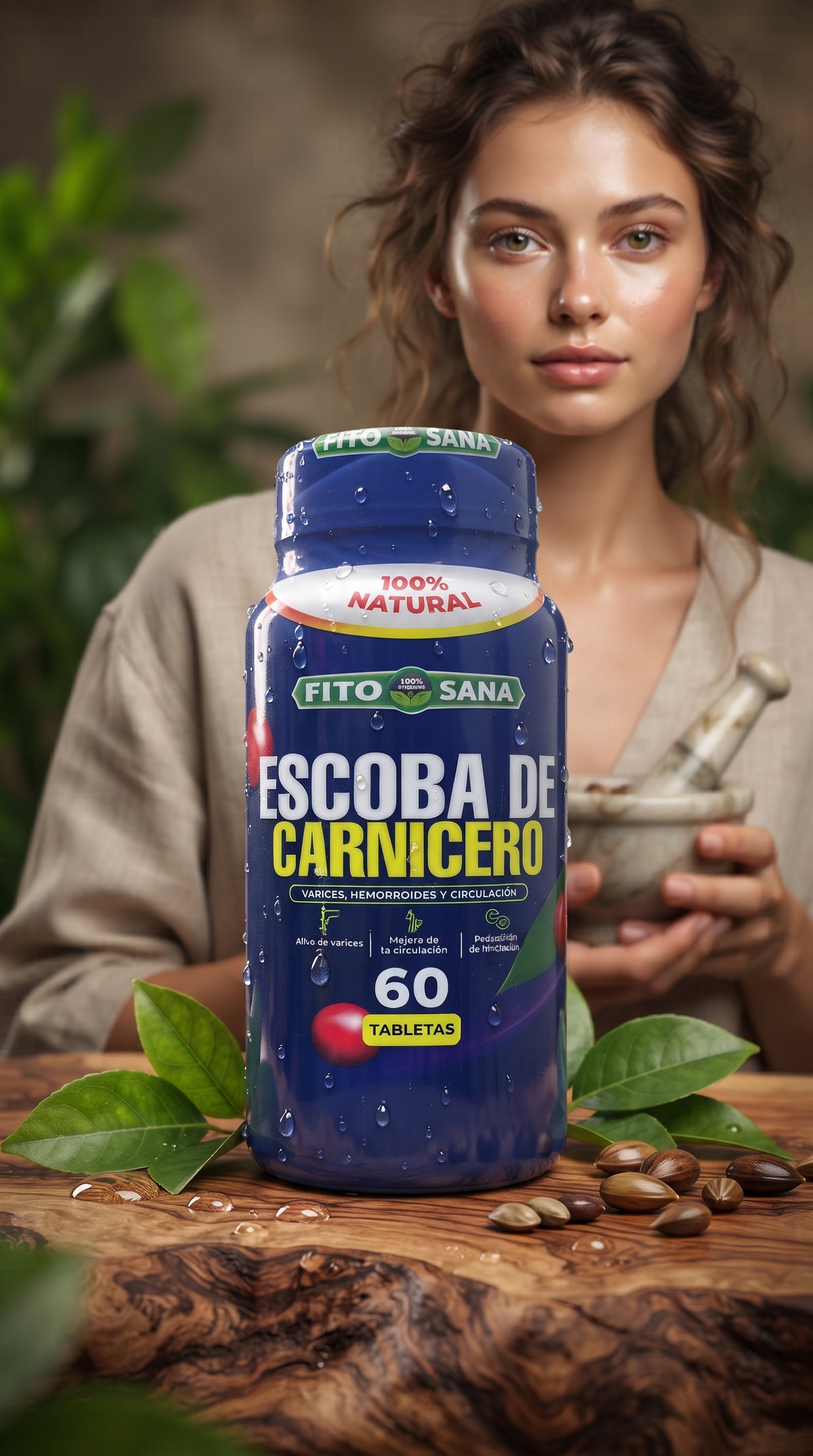 Escoba De Carnicero 60 Tabletas Fito Sana