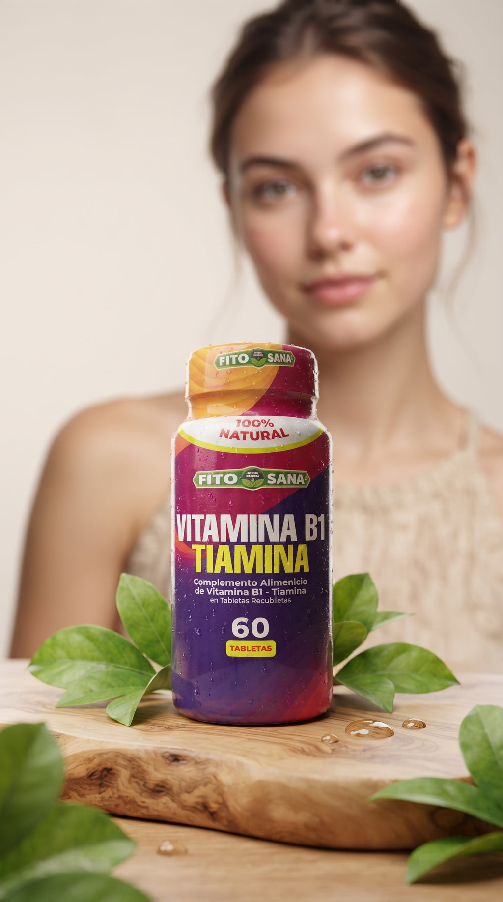 Vitamina B1 Tiamina 60 Tabletas Fito Sana