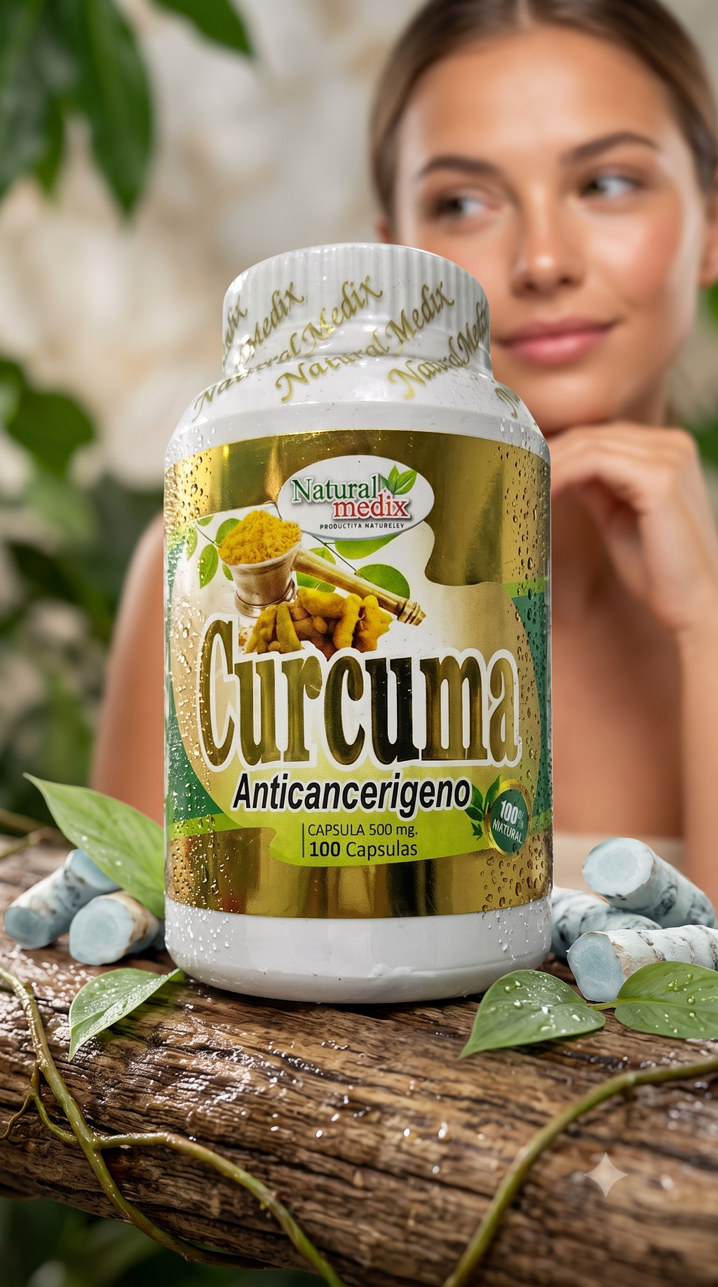 Curcuma 100capsulas Natural Medix