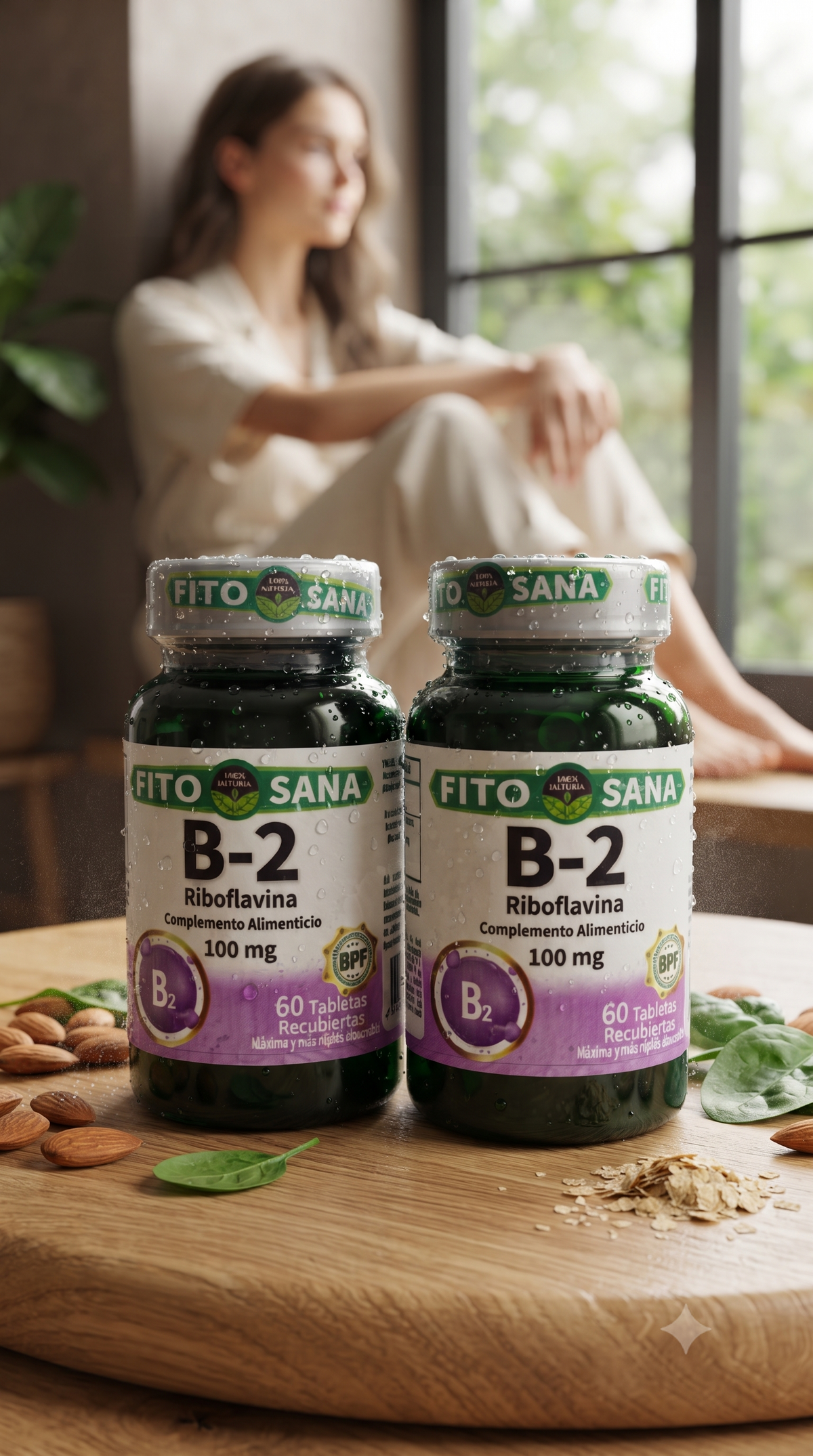 B-2 (Riboflavina) 120 Tabletas Fito Sana Pack Nacional