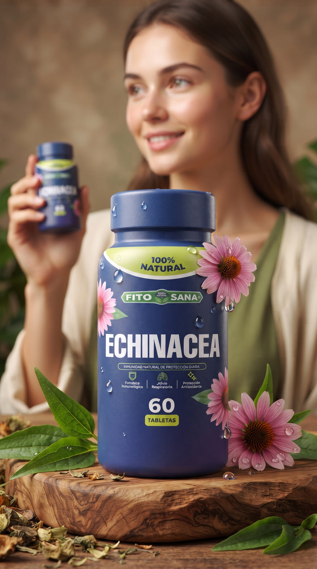Echinacea 60 Tabletas Fito Sana