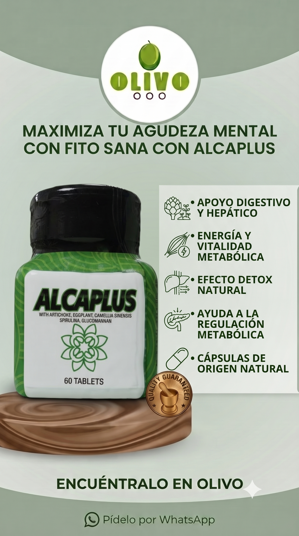 Alcaplus Original  60 Tabletas