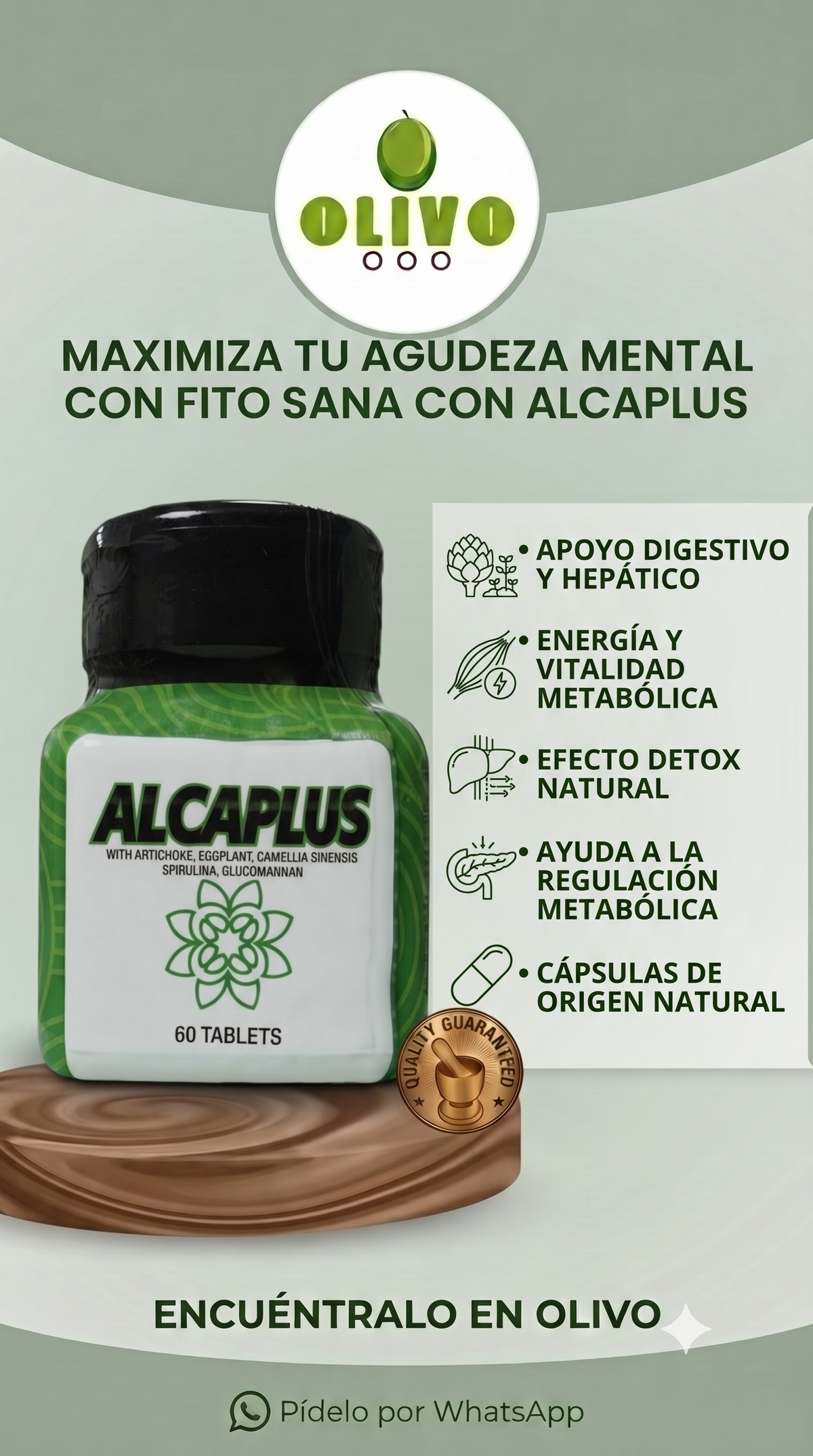 Alcaplus Original  60 Tabletas