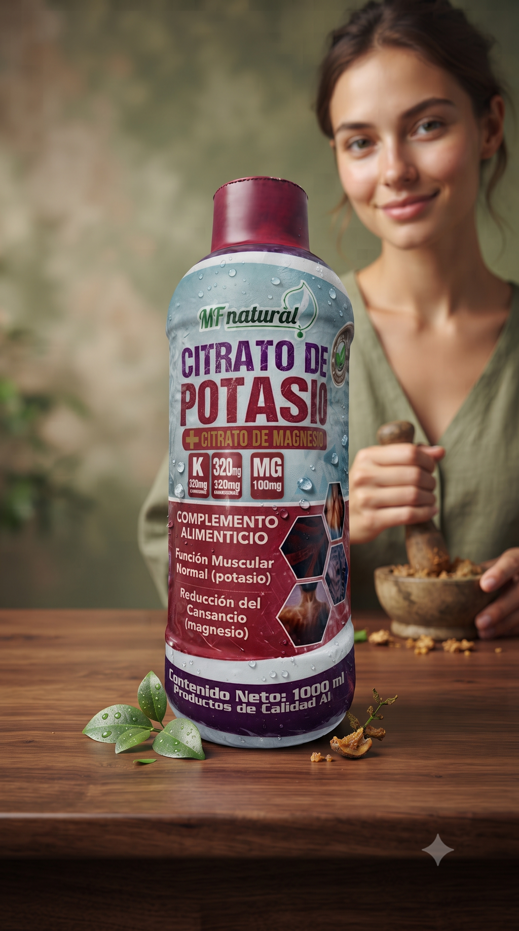 Depurativo Citrato De Potasio 1L Importado