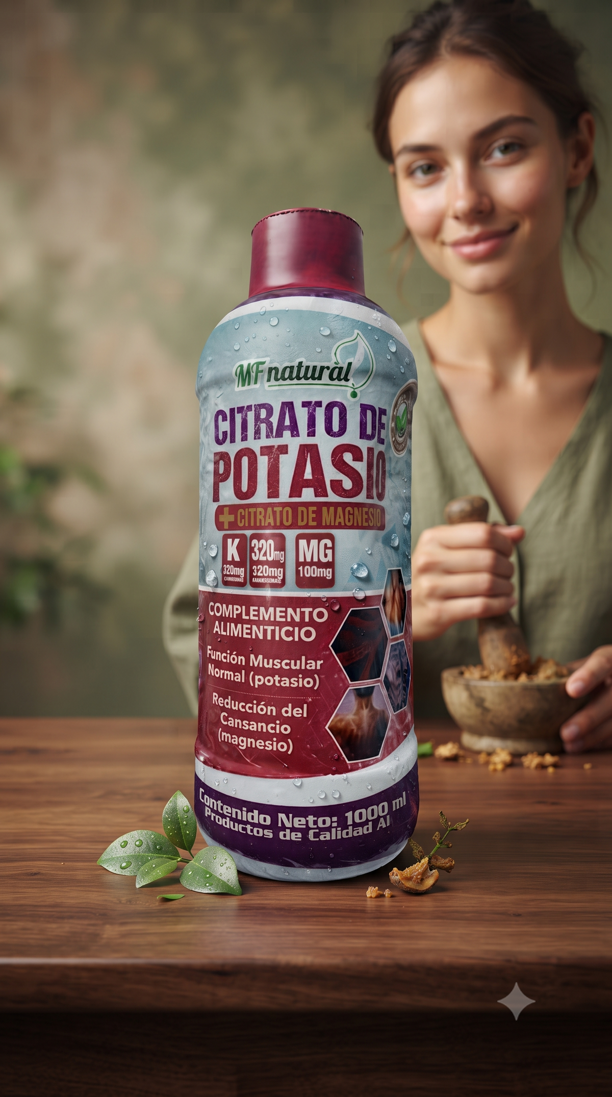 Depurativo Citrato De Potasio 1L Importado