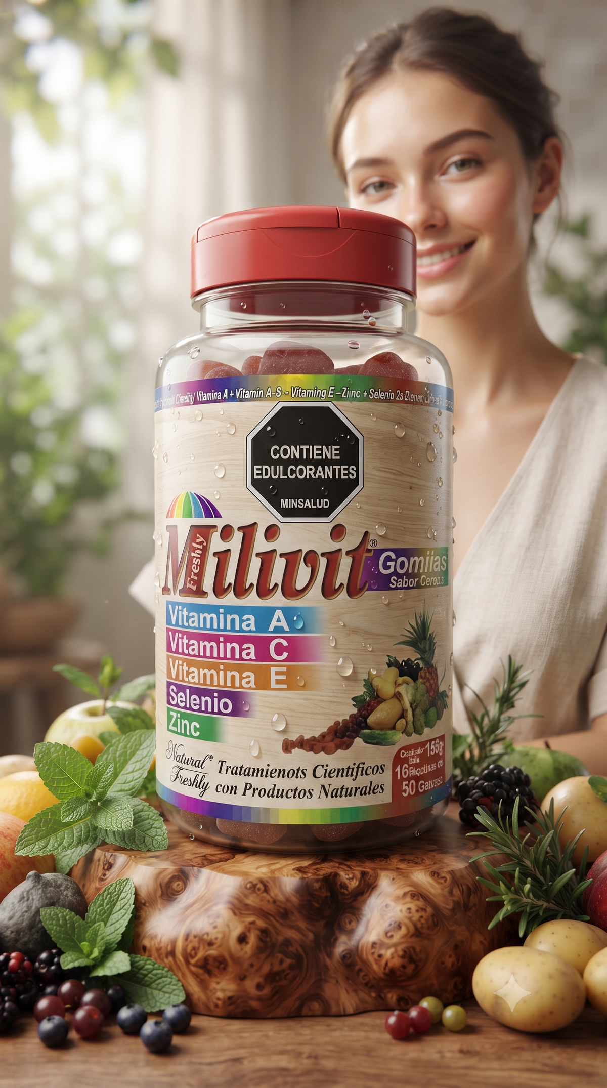 Vitaminas Adulto 50 Gomas Milivit