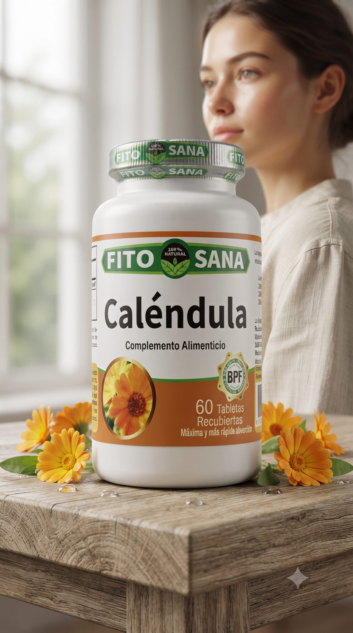 Calendula 60 Tabletas Fito Sana Nacional