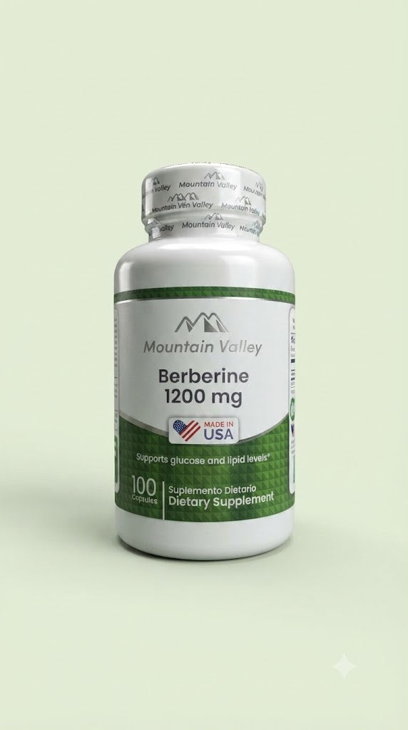 Berberina 100 Cápsulas 1200mg Importado