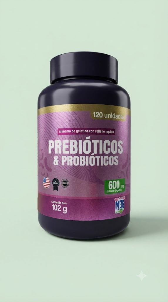 Prebioticos & Probioticos 120 Capsulas Blandas