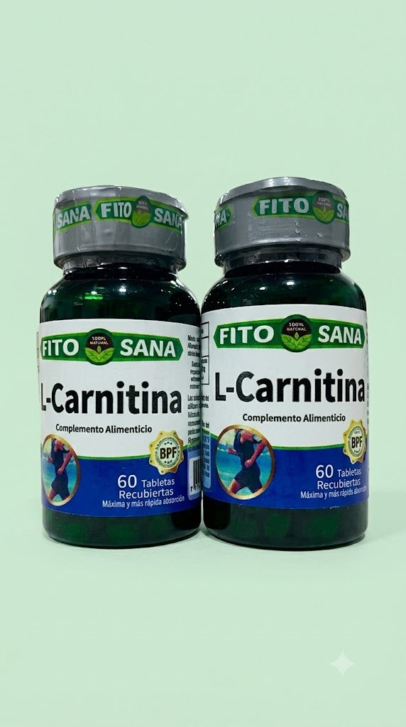 L - Carnitina 120 Tabletas Fito Sana Nacional