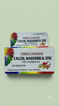 Calcio + Magnesio + Zinc + Vit D Caja Pura Vida Importado